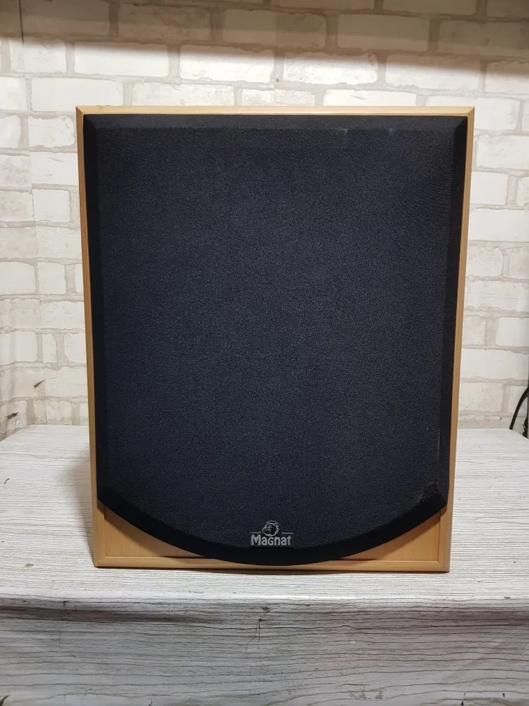 MAGNAT Rare Vintage Active Subwoofer Tested Working Bass Reflex Hi-Fi