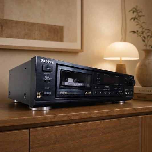 SONY TC-RX55 Rare Vintage Cassette Deck Serviced Warranty Tested Auto Reverse