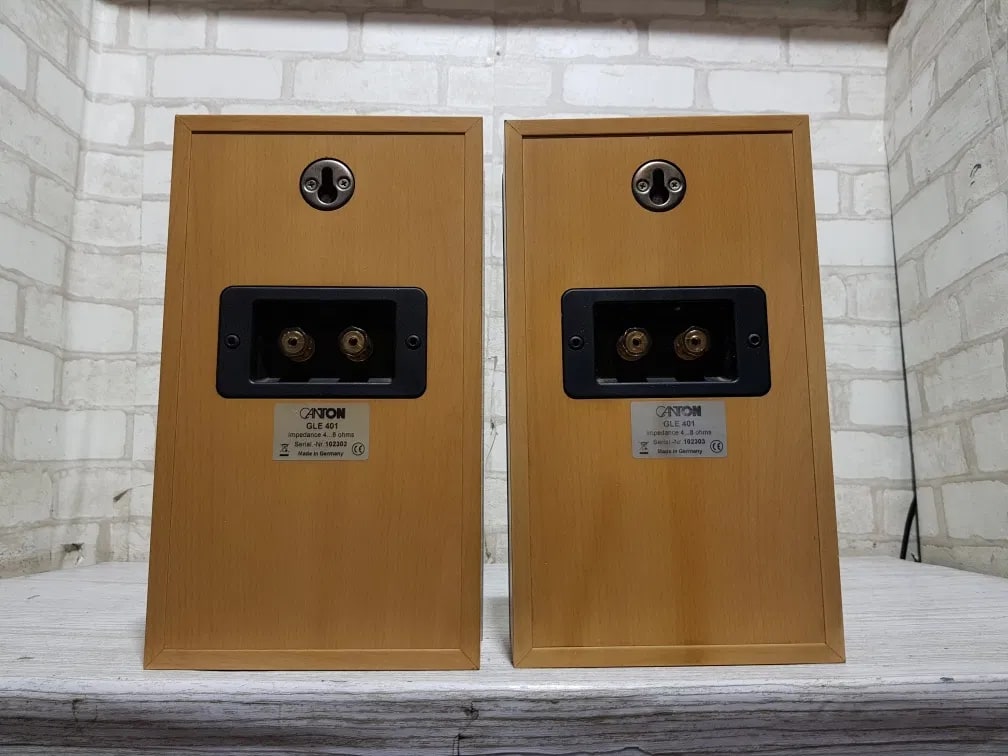 Canton GLE 401 Rare Vintage Bookshelf Speakers Tested