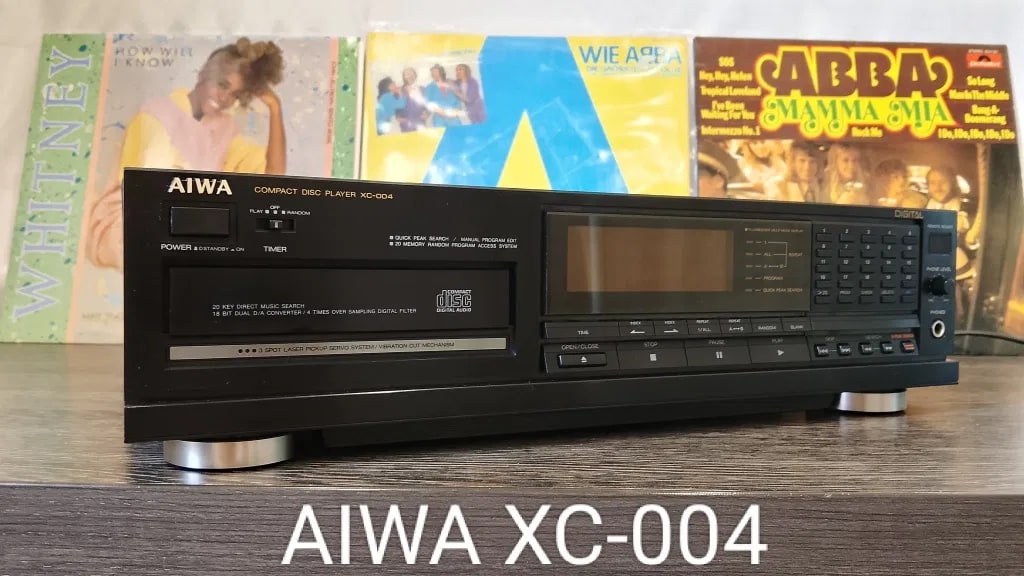 AIWA XC-004E Rare Vintage CD Player Working Hi-Fi Stereo Remote Warranty