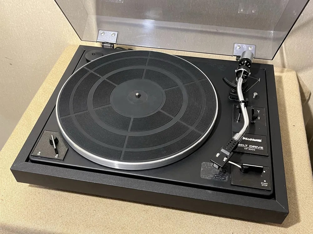 MICRO SEIKI ULTRASOUND SP-5000 Rare Vintage Turntable Belt Drive Wood