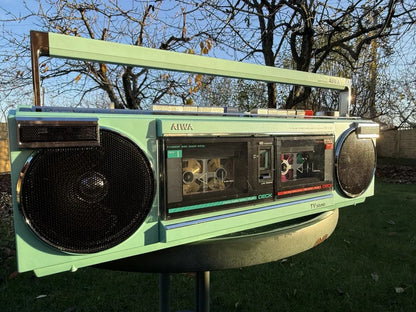 AIWA CS-W55 Rare Vintage Mint Boombox Getto blaster Tested