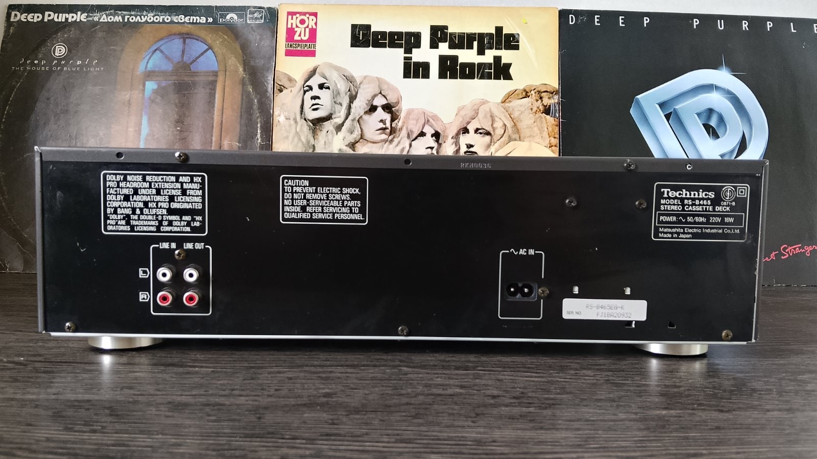Technics RS-B465 Rare Vintage Stereo Cassette Deck Tested Dolby B/C Serviced