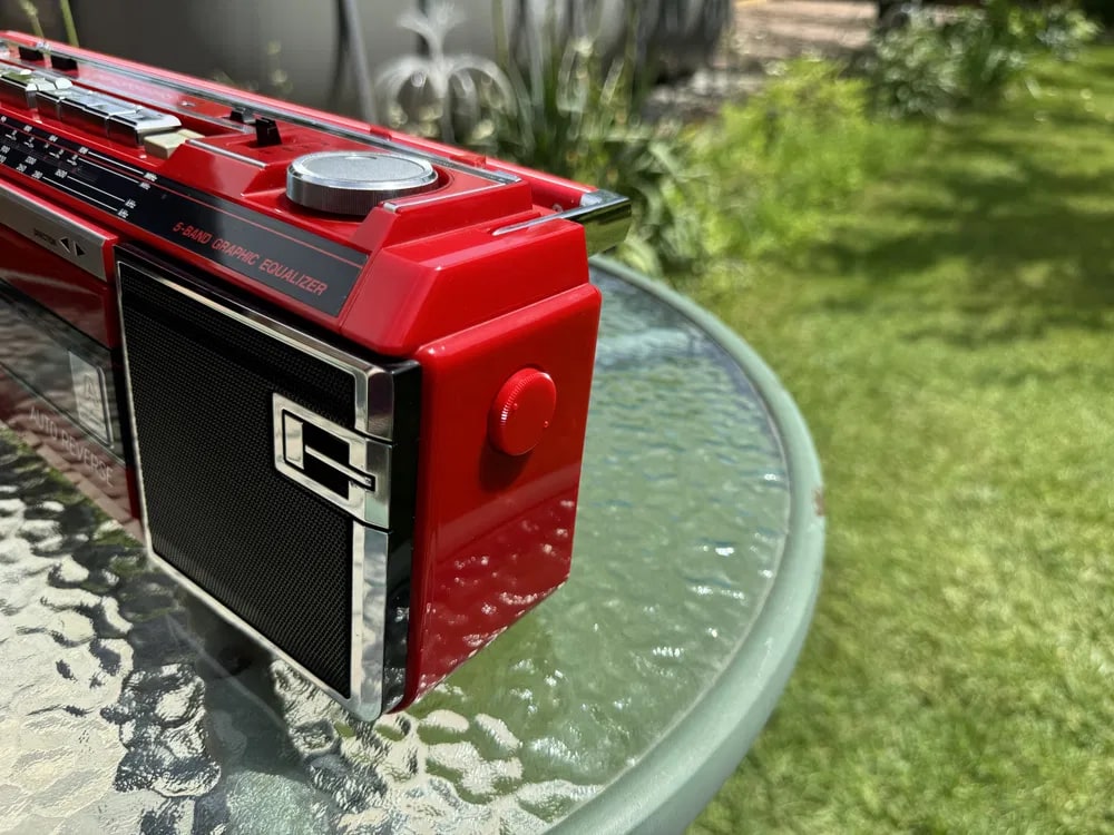 Fisher PHW545L Rare Vintage Boombox Tested Cassette Stereo Warranty