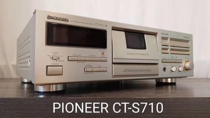 Pioneer CT-S710 Rare Vintage Stereo Cassette Deck Working 3-Head Hi-Fi
