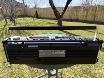 Aiwa CS-W660 Rare Vintage Boombox Serviced Double Cassette Stereo Radio
