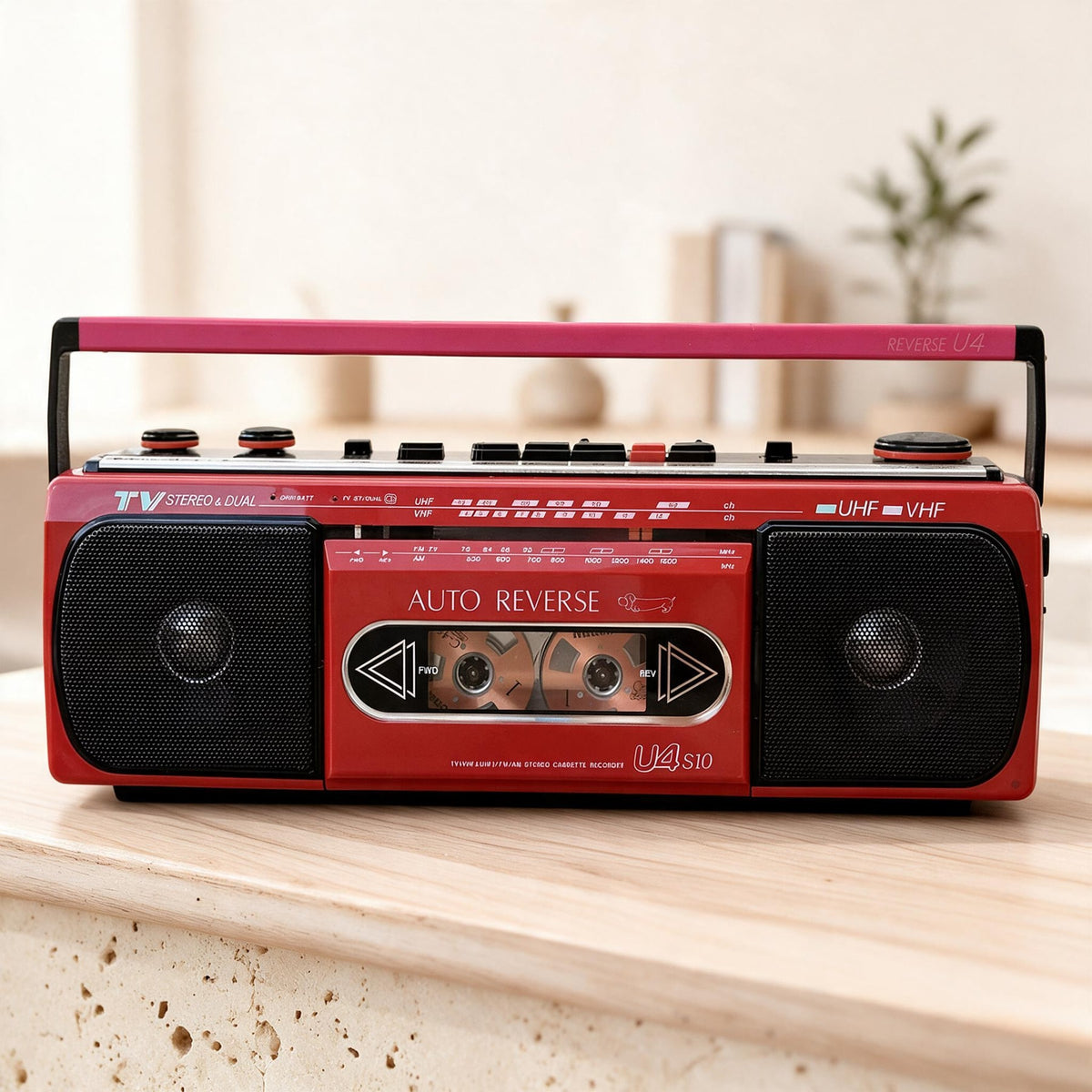 Sanyo U4-S10 Rare Vintage MINT Boombox Serviced Tested Stereo Radio