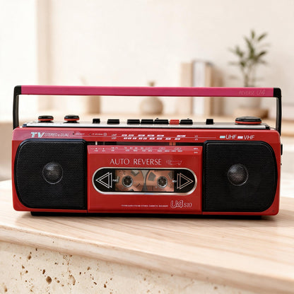 Sanyo U4-S10 Rare Vintage MINT Boombox Serviced Tested Stereo Radio