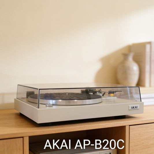 AKAI AP-B20C Rare Vintage Belt Drive Auto-Return Turntable Tested