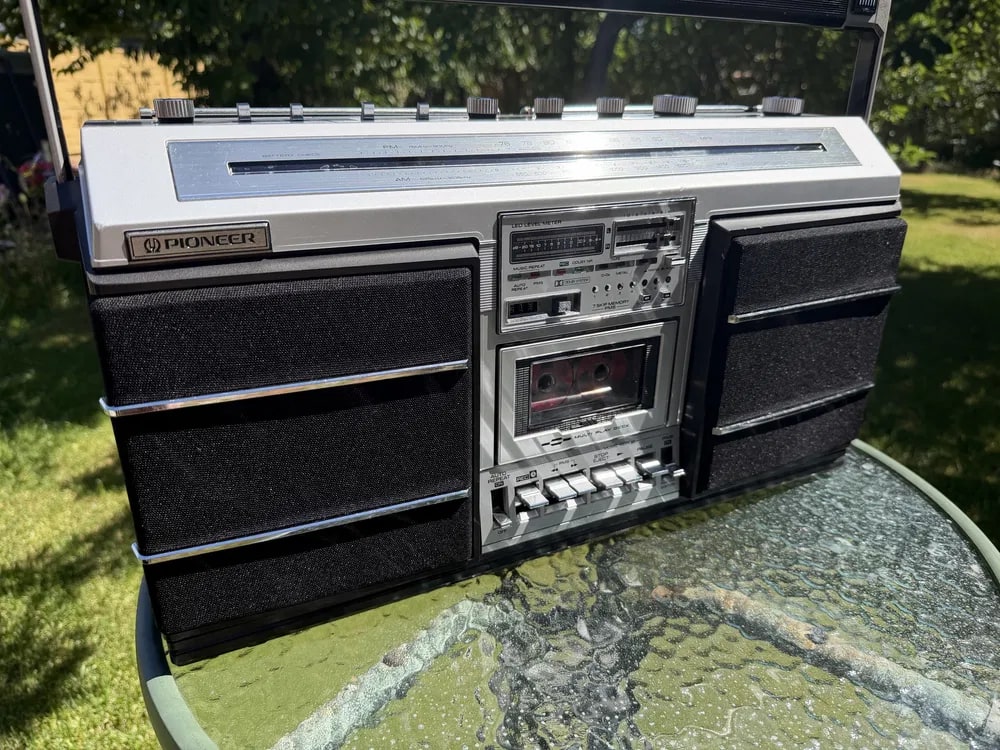 Pioneer SK-95 Rare Vintage Cassette Boombox Getto blaster Japan Warranty