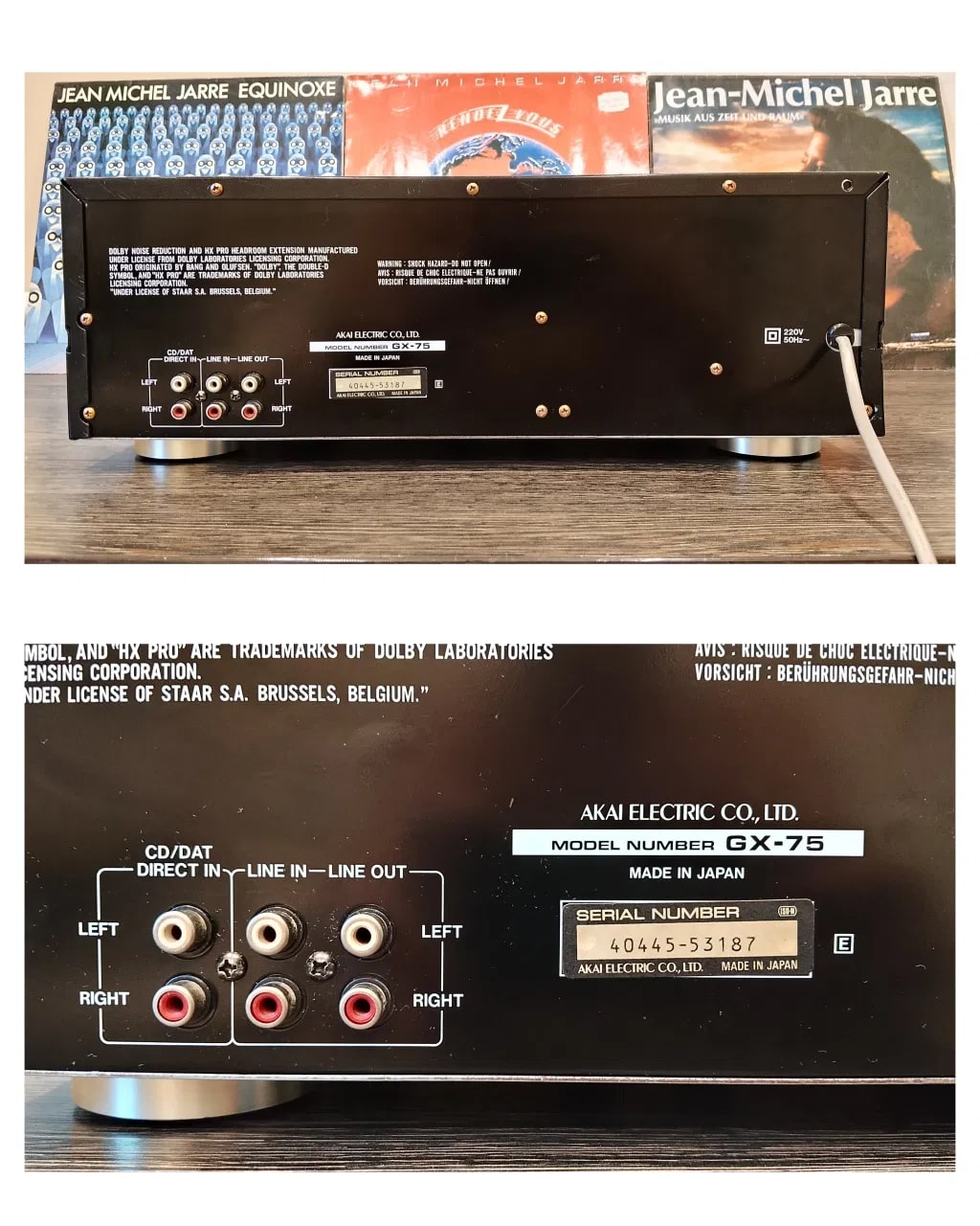 AKAI GX-75 Rare Vintage Japan Stereo Cassette Deck Serviced Warranty + Manual