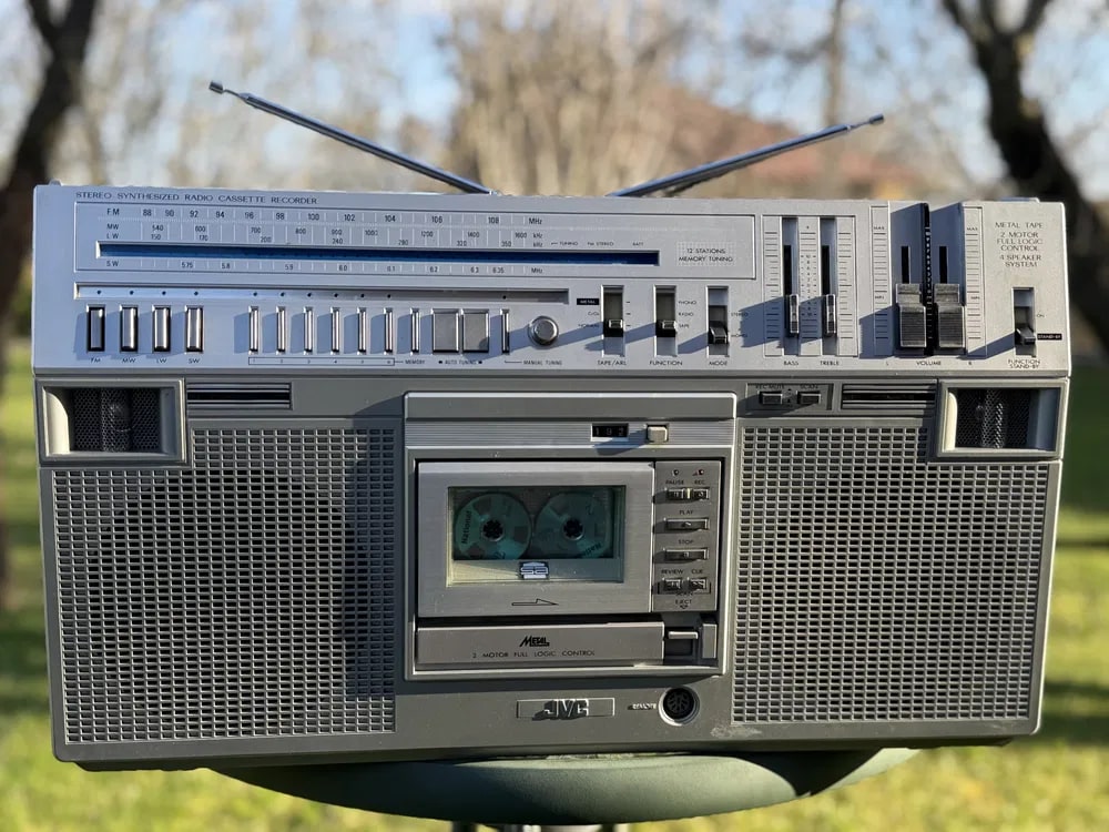 JVC M-80L Rare Vintage Boombox Getto blaster Tested Warranty