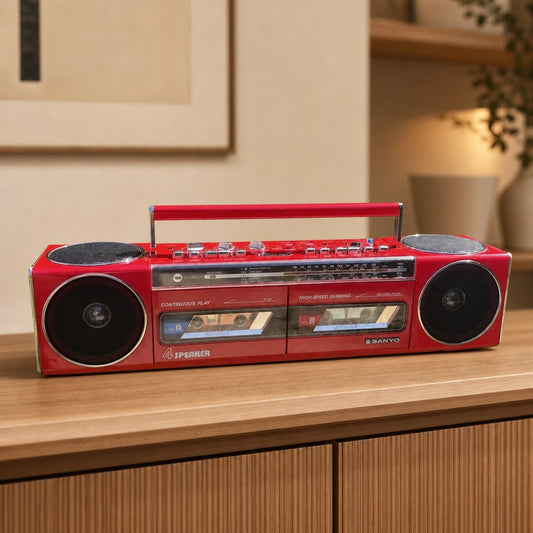 Sanyo WS 400K Rare Vintage Cassette Boombox Getto blaser Tested Warranty
