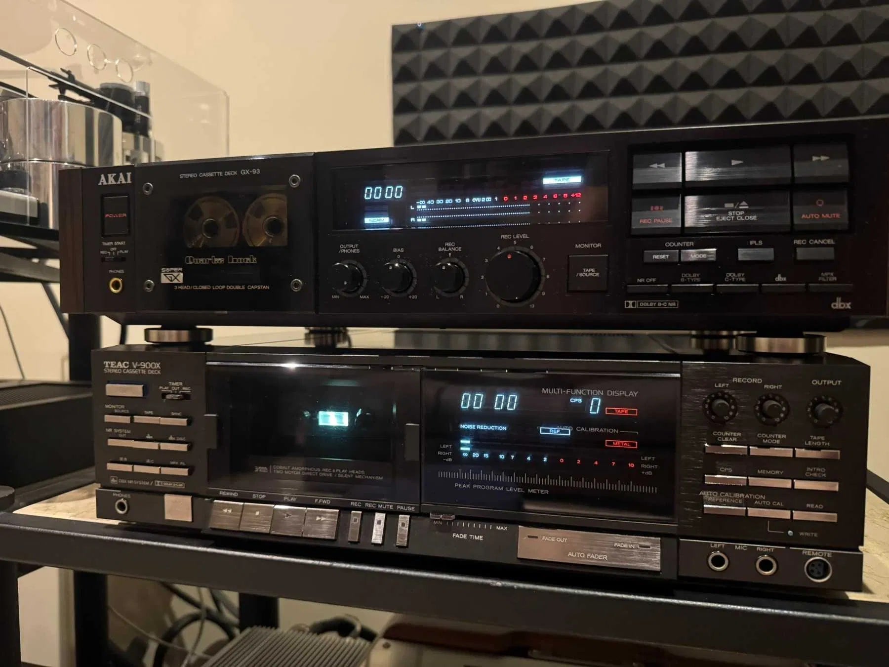 TEAC V-900X Rare Vintage Cassette Deck Serviced Working 3-Head Direct Warranty