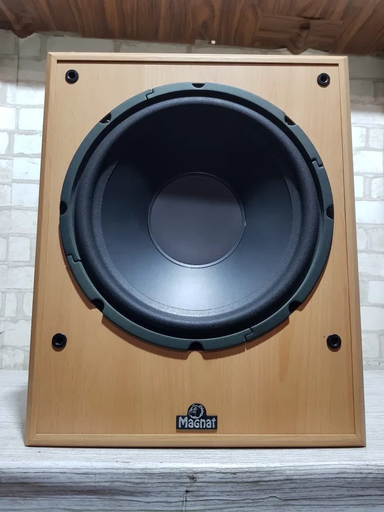 MAGNAT Rare Vintage Active Subwoofer Tested Working Bass Reflex Hi-Fi