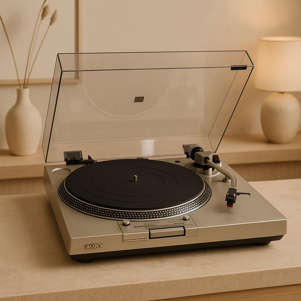 SONY PS-T1 Rare Vintage Turntable Warranty Direct Drive Hi-Fi