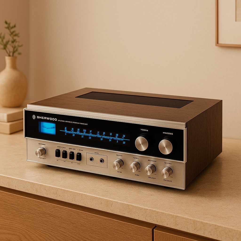 Sherwood S-7210A Rare Vintage Stereo Receiver Serviced Warranty Working Hi-Fi