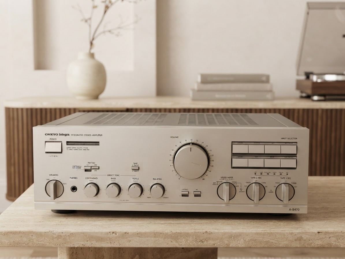 Onkyo Integra A-8470 Rare Vintage Integrated Amplifier Tested Warranty