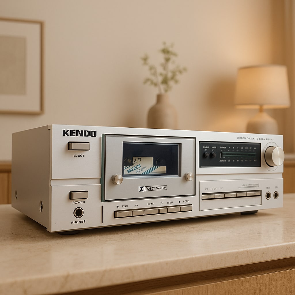KENDO CD11 Rare Vintage Stereo Cassette Deck Warranty