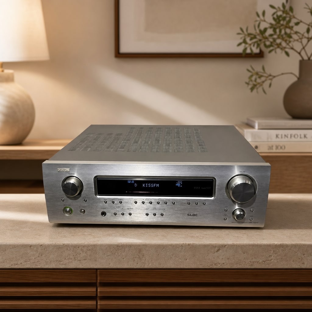 Denon DRA-700AE Rare Vintage Stereo Receiver Serviced Warranty Tested Hi-Fi