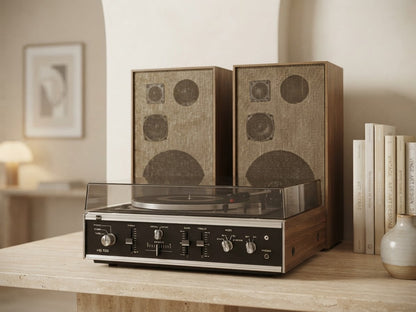 DUAL HS-135 / 1224 Rare Vintage Turntable System Serviced Speakers