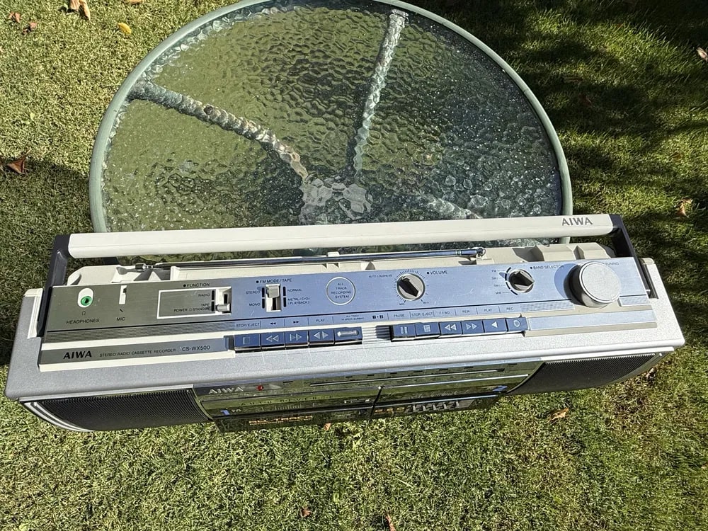 AIWA CS-WX500 Rare Vintage Mint Collectible Boombox Getto blaster Warranty