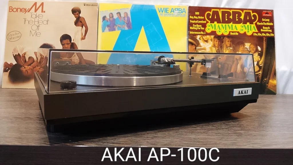AKAI AP-100C Rare Vintage Turntable Serviced Belt Drive Warranty