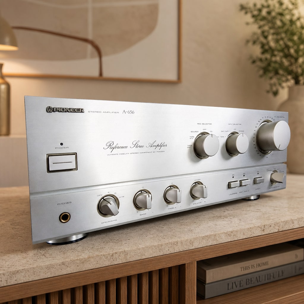 Pioneer A-656 Rare Vintage Stereo Integrated Amplifier Serviced Serviced