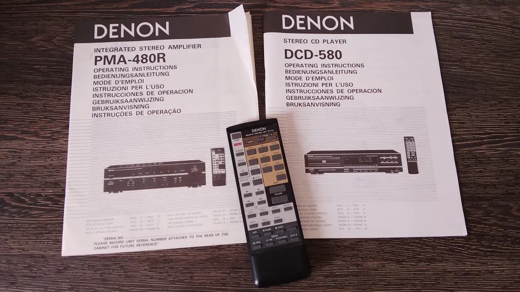 Denon PMA-480R / DRM-740 / DCD-615 / TU-580RD Rare Vintage Cassette