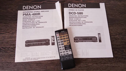 Denon PMA-480R / DRM-740 / DCD-615 / TU-580RD Rare Vintage Cassette