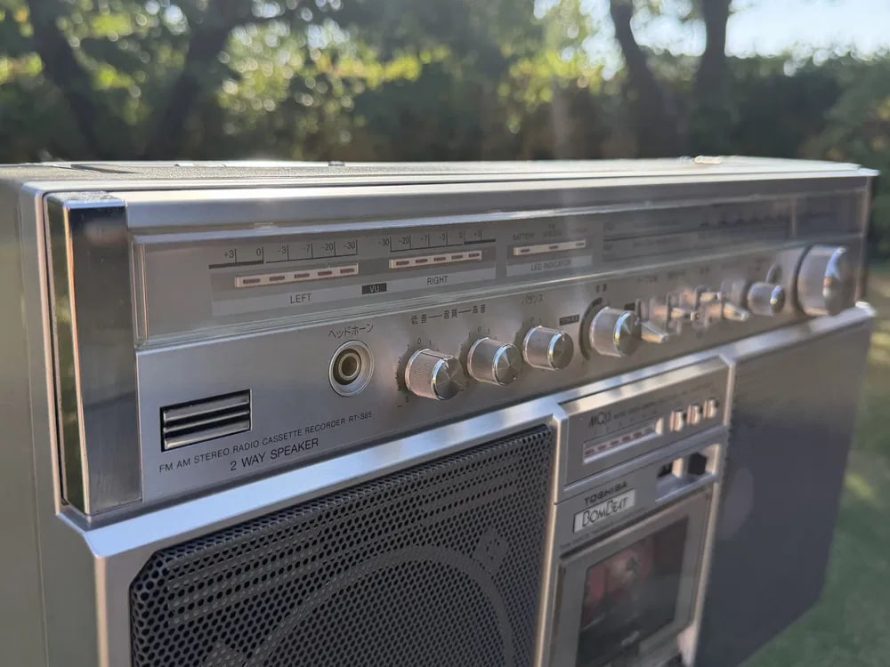 Toshiba RT-S85 Rare Vintage MINT Boombox Tested Stereo Cassette Player