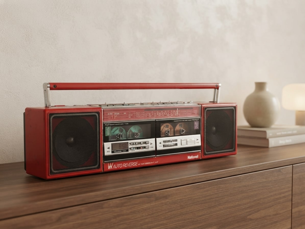 National RX-FW50 Rare Vintage MINT Casette Boombox Getto blaster JDM