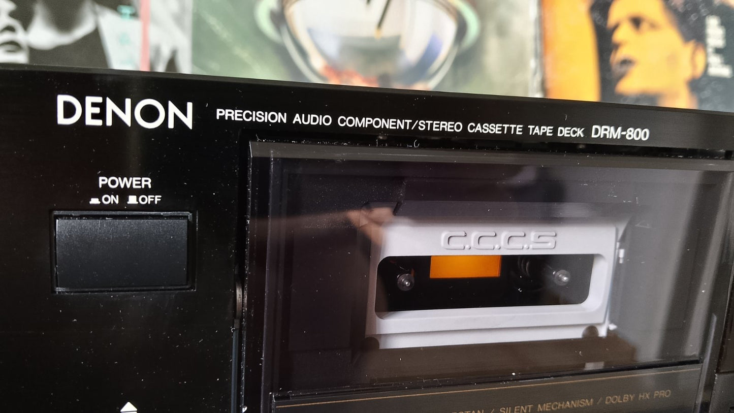 Denon DRM-800 Rare Vintage MINT Japan Cassette Deck Serviced 3-Head  Warranty