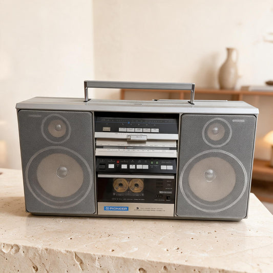 PIONEER SK-750 Rare Vintage Boombox Cassette Recorder Working Stereo