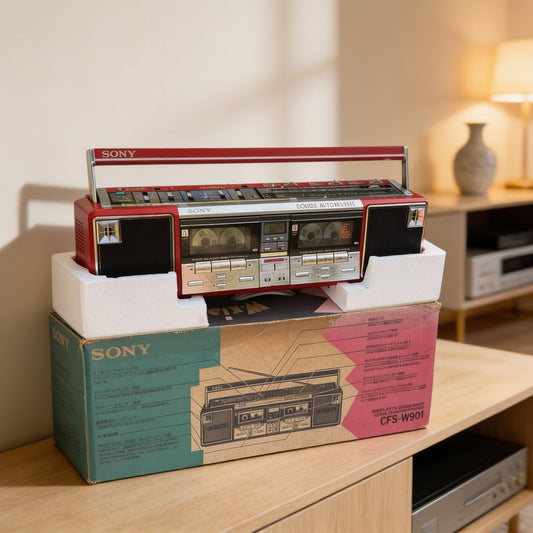 Sony CFS-W901 Rare Vintage MINT Boombox Radio Cassette Recorder