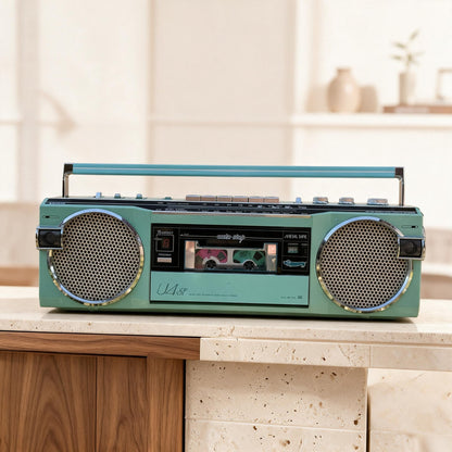 Sanyo U4 SF Rare Vintage Boombox Cassette Radio Working Stereo Analog