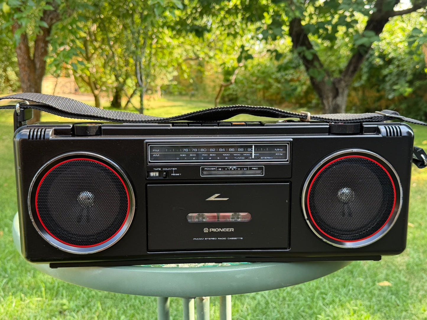 Pioneer SK-200BK Rare Vintage Boombox Tested Hi-Fi Cassette Japan Warranty