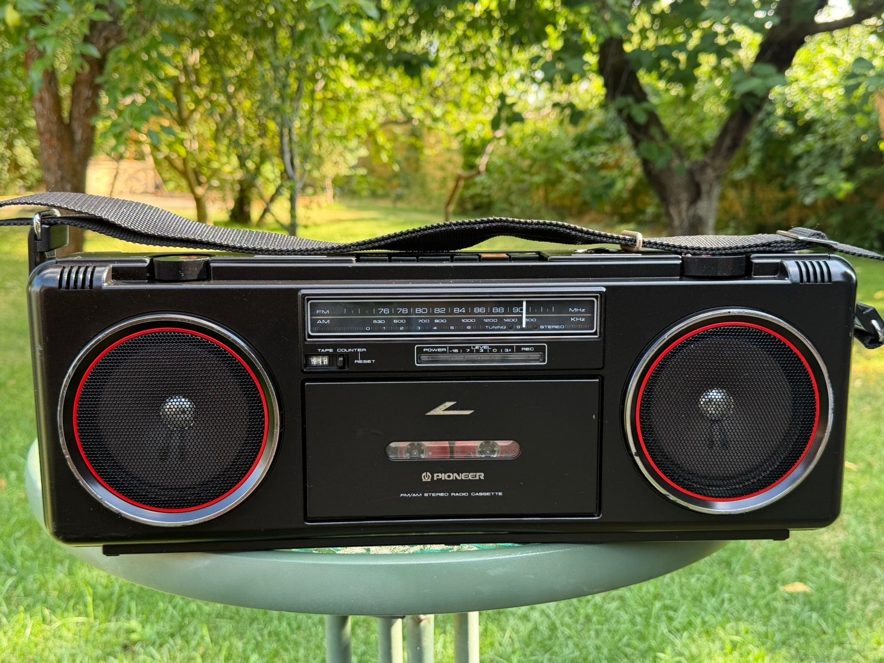 Pioneer SK-200BK Rare Vintage Boombox Tested Hi-Fi Cassette Japan Warranty