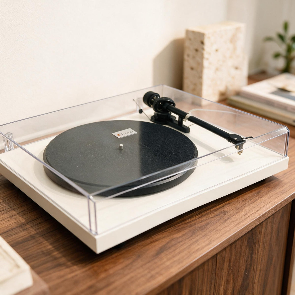 Pro-Ject Debut III Rare Vintage MINT Turntable Tested Working White