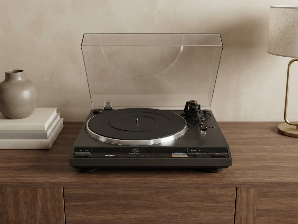 ONKYO CP-1033A Rare Vintage Turntable Tested Working Quartz Direct Warranty