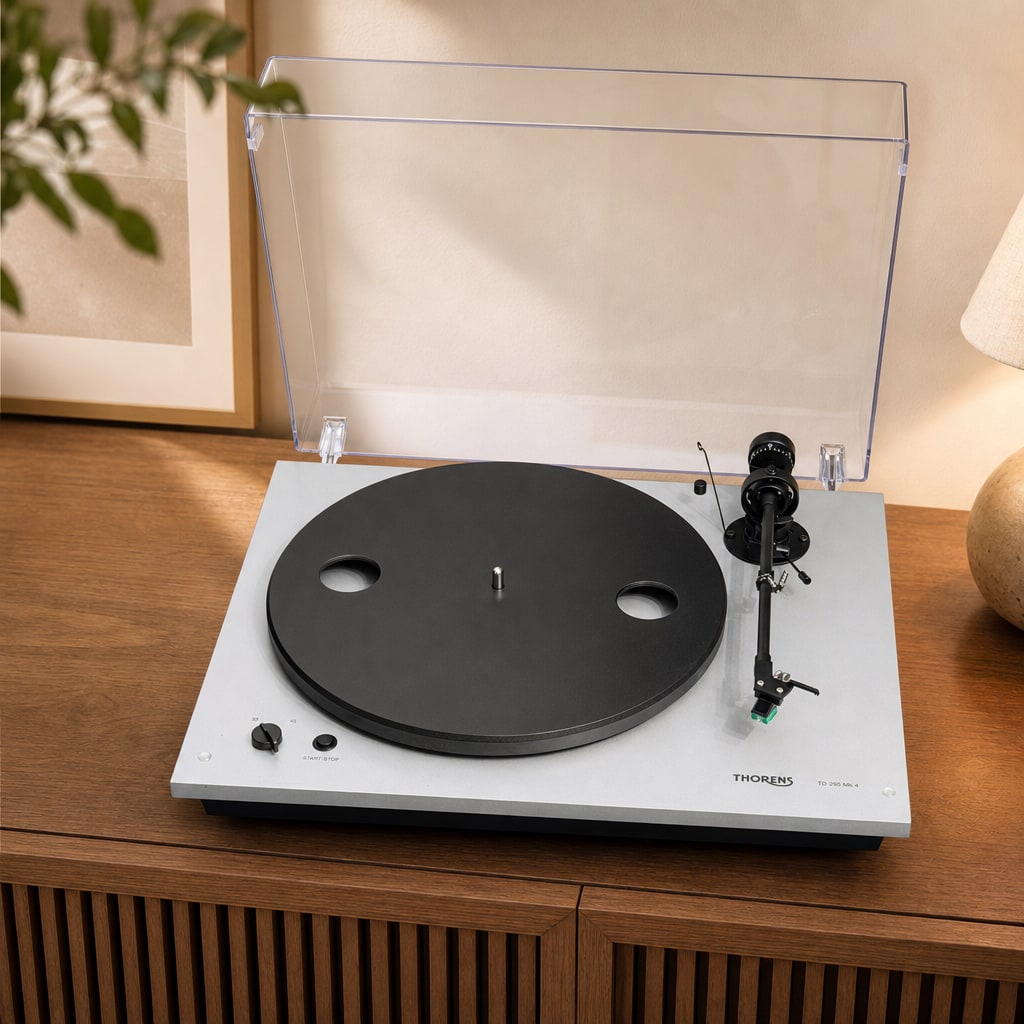 Thorens TD 295 MkIV Rare Vintage MINT Turntable Warranty Audio Technica