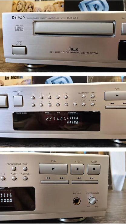 Denon DVD-625 Rare Vintage CD Player Serviced Working Stereo Hi-Fi