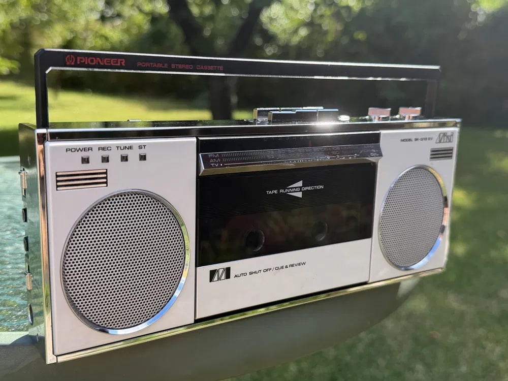 Pioneer SK-Q10 Rare Vintage Mini Cassette Boombox Component System Warranty