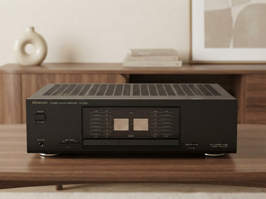 KENWOOD KM-208 Rare Vintage Power Amplifier Working Stereo Hi-Fi Analog Warranty