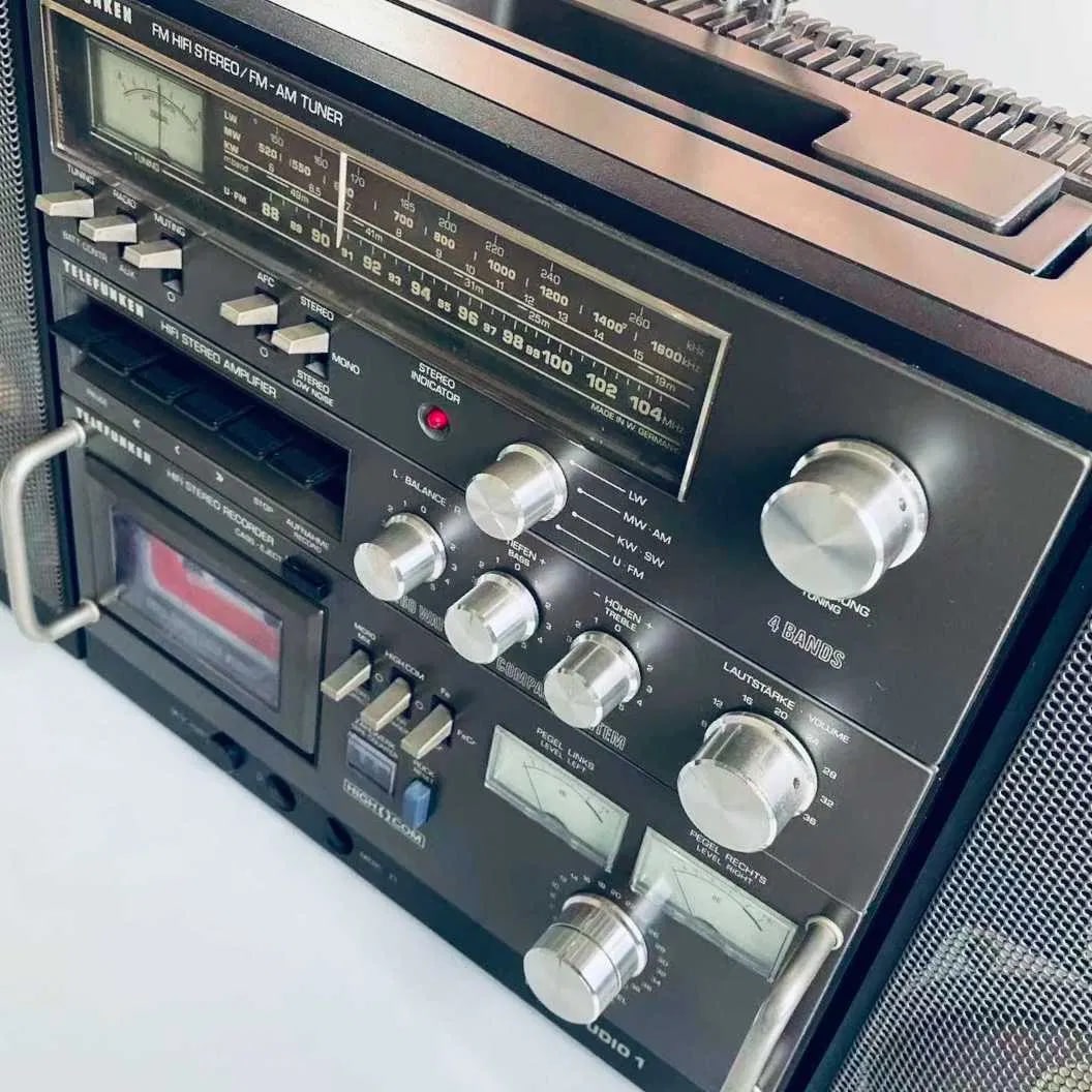 Telefunken HiFi Studio 1  Rare Vintage MINT Boombox Serviced Warranty Germany