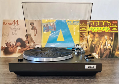 AKAI AP-100C Rare Vintage Turntable Serviced Belt Drive
