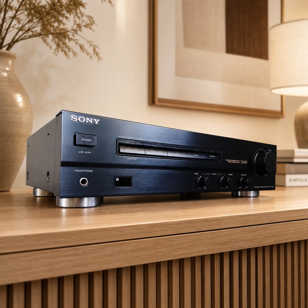 Sony TA-F245R Rare Vintage Integrated Stereo Amplifier 1994 Warranty Serviced