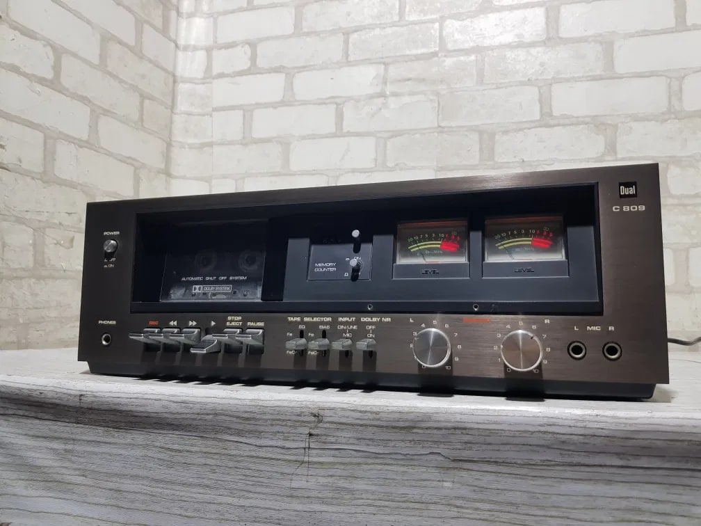 Dual C809 Rare Vintage Cassette Deck Tested Working Stereo Hi-Fi