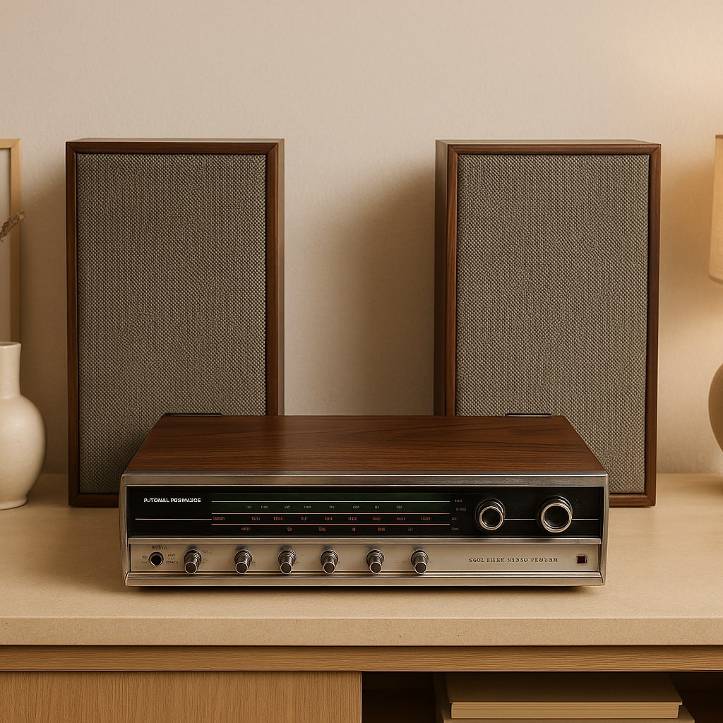 National Panasonic RE-7670BS Rare Vintage MINT Receiver Warranty Speakers