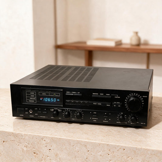 Denon DRA-350 Rare Vintage Stereo Receiver Working Hi-Fi Analog Tuner